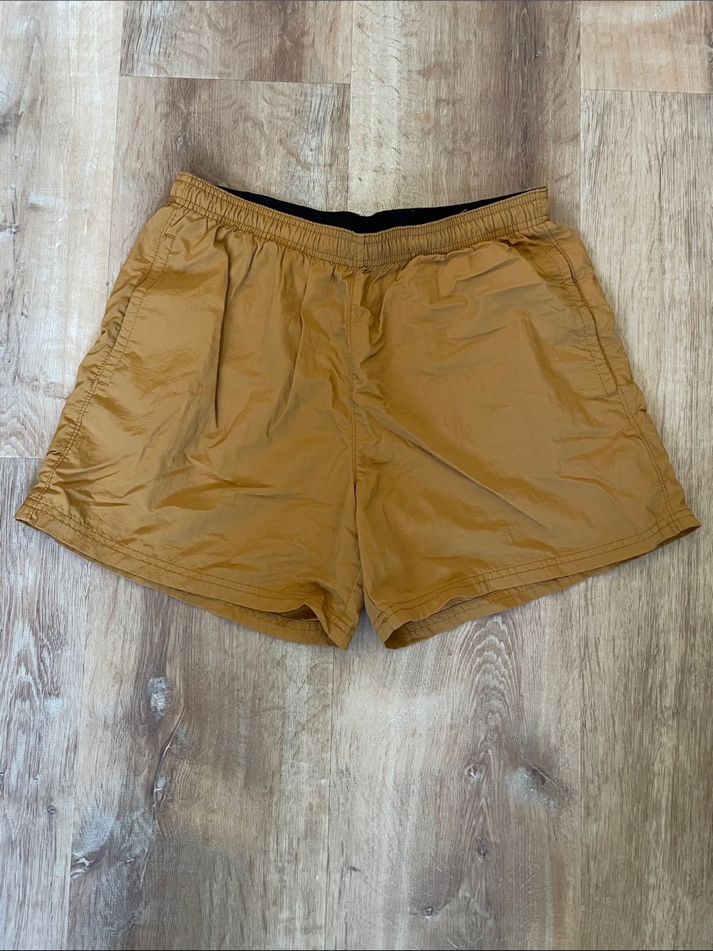 Orange athletic shorts